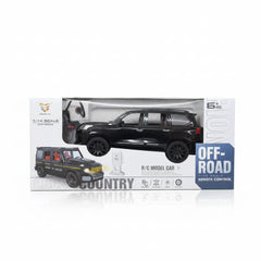 1:14 scale black off-road remote control SUV with lighting