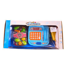 Toy Cash Register with Scanner, Light & Sound