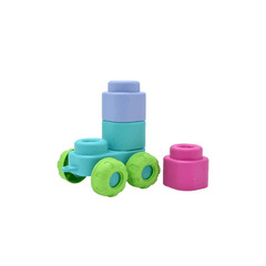 Soft DIY Building Blocks Learning Play Set - blocks detail