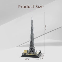 Wange Burj Khalifa Dubai - Architecture Building Block Set | 555 Pieces