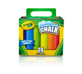 Crayola Washable Sidewalk Chalk (24 Pcs)