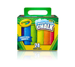 Crayola Washable Sidewalk Chalk (24 Pcs)