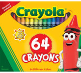 Crayola Crayons (64 Pcs with Sharpener)