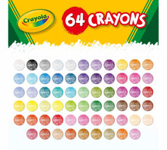 Crayola Crayons (64 Pcs with Sharpener)