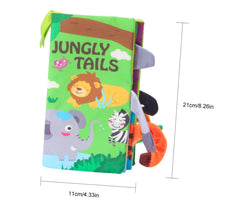 Baby Cloth Book - Jungly Tails