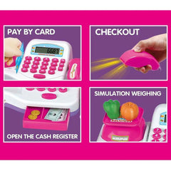 Cash Register Checkout Counter Playset