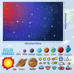 Outer Space Felt Board Kit – Solar System