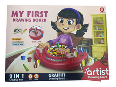 2‑in‑1 Graffiti Drawing Set with Spirograph