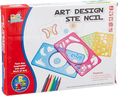 Art & Design Stencil Set for Kids