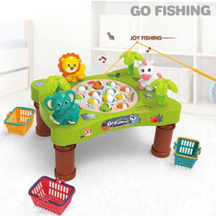 Rotating Fishing Game with Music - Zoo Theme