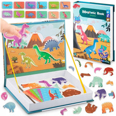 Magnetic Puzzle Book - Dinosaur