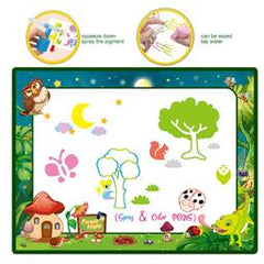 Spray Painting Doodle Mat