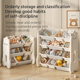 Kids Toys Storage Rack with Organizer Bins