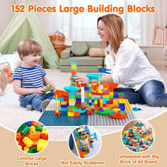 5 in 1 Building Blocks Table with Chair for Kids