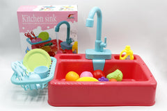 Kitchen Sink Play Set with Running Water