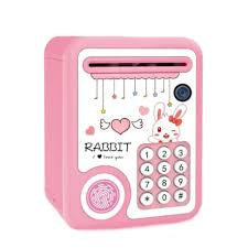 Mini ATM Bank with Fingerprint Lock & Music