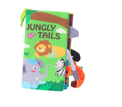 Baby Cloth Book - Jungly Tails