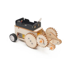 STEM Wooden Construction Kit - Gear Car