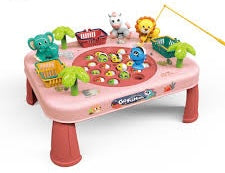 Rotating Fishing Game with Music - Zoo Theme