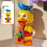 Interactive Duck Bath Toy with Water Wheel