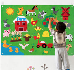 Farm Animals Felt Board