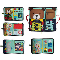 Interactive Felt Book for Toddlers (Bear)