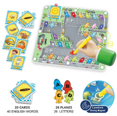 Magnetic Maze Alphabet Game