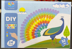 Finger Painting Card Set