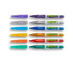 Glitter Markers (6 Pcs)