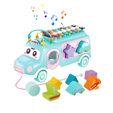 Huanger 3-in-1 Music Xylophone Bus