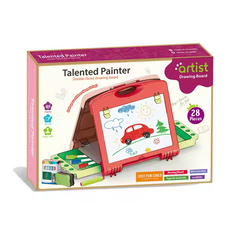 Artist 2-in-1 Double-Sided Drawing Board with Games & Accessories