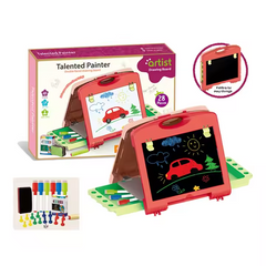 Artist 2-in-1 Double-Sided Drawing Board with Games & Accessories