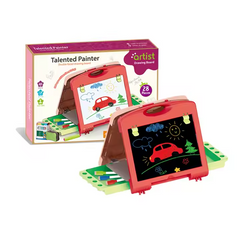 Artist 2-in-1 Double-Sided Drawing Board with Games & Accessories