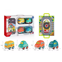 Huanger Traffic Play Mat with Cartoon Vehicles