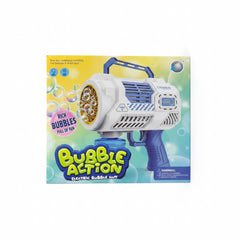 Bubble Action electric bubble gun toy box