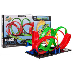 Mega Launcher Race Track Playset
