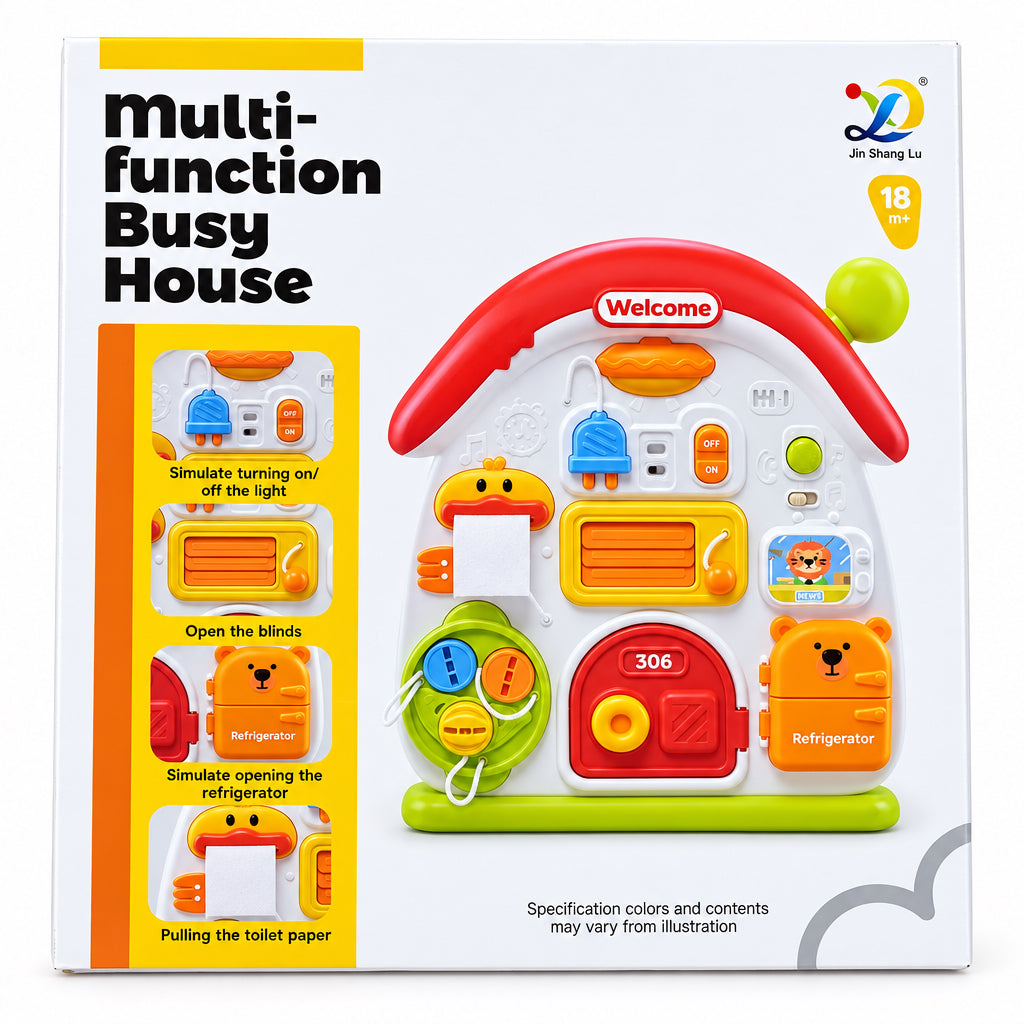 Multi-function Busy House activity toy 18 months plus