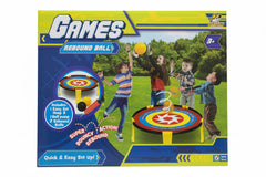 Rebound ball game quick and easy setup outdoor activity set