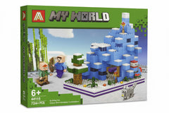 My World Ice Mountain Building Block Set – 724 Pieces (44115)