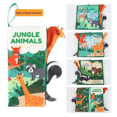 Jungle Animals 3D Soft Cloth Book