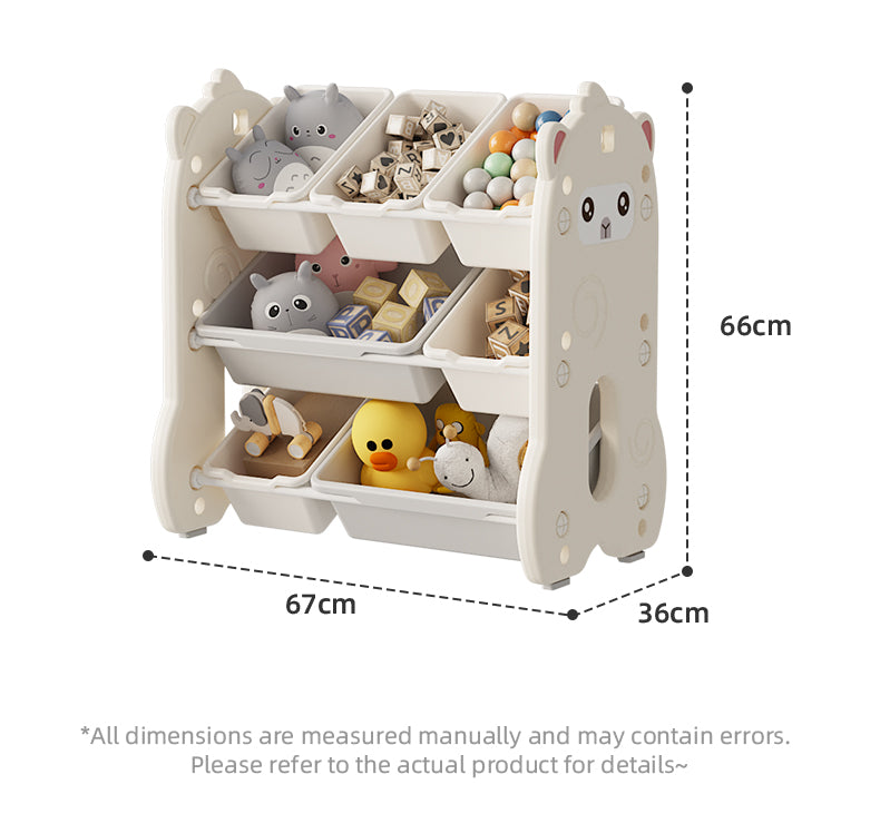 Kids Toys Storage Rack with Organizer Bins