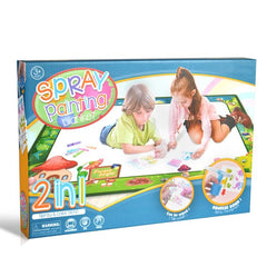 Spray Painting Doodle Mat