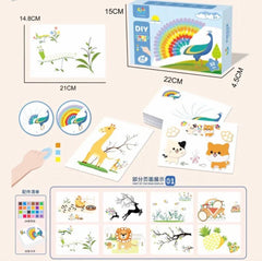 Finger Painting Card Set