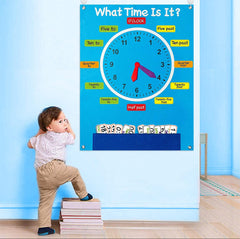 Analog Clock Felt Board