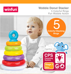 Wobble Donut Stacker