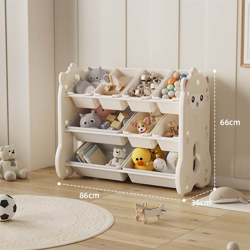 Kids Toys Storage Rack with Organizer Bins