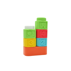 Soft DIY Building Blocks Learning Play Set - play features