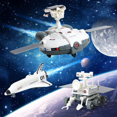 3‑in‑1 Solar Space Exploration Fleet Kit