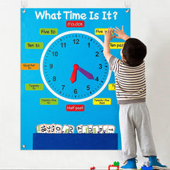 Analog Clock Felt Board