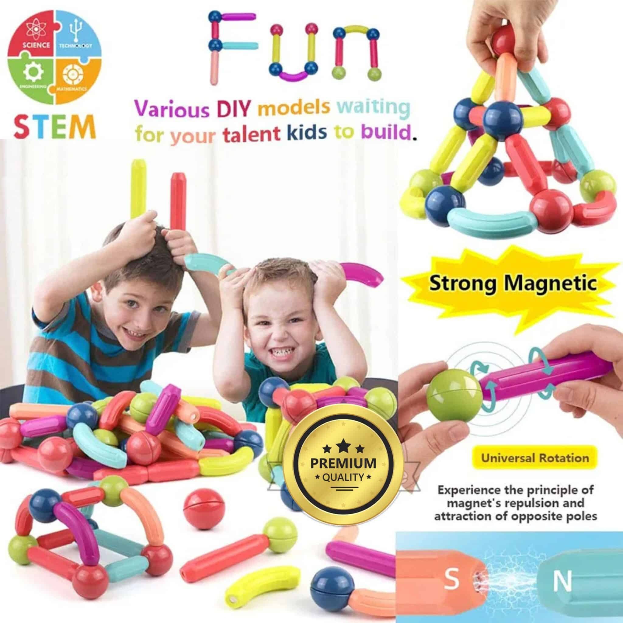 Magnetic Construction Set - 42 pcs